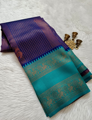 Kanchi semi silk saree