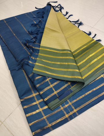 Banana silk Saree/ Valainar Pattu saree