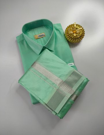 Premium Japan Silk Dhoti Set - Rexona