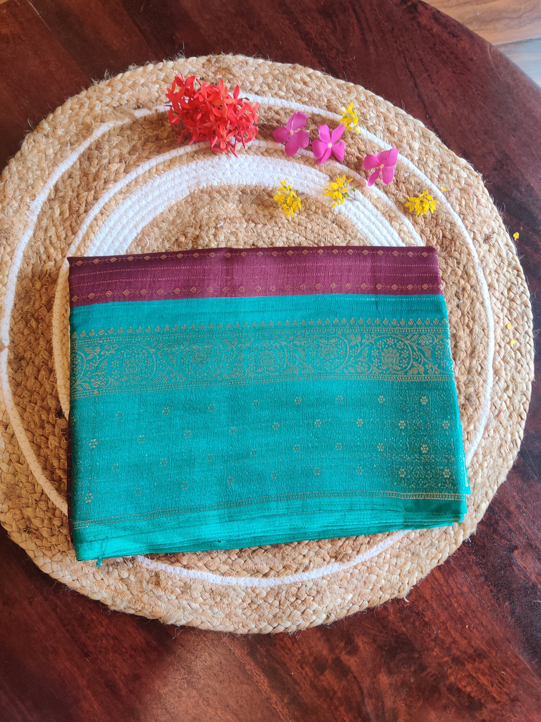 Voilet color Fancy Saree