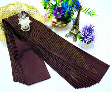 Coffee brown arani pattu saree