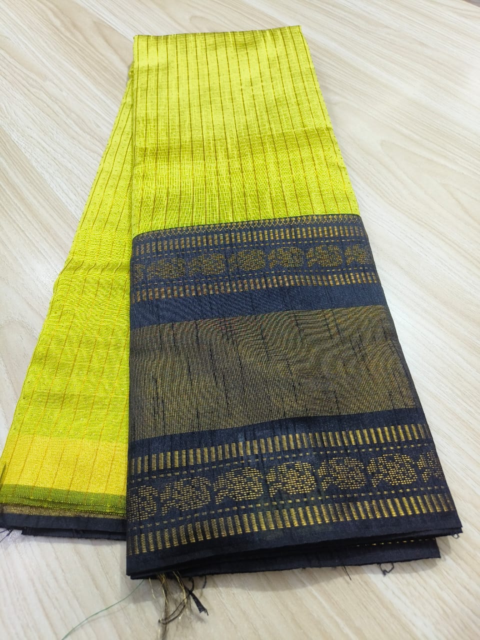 Semi raw silk saree